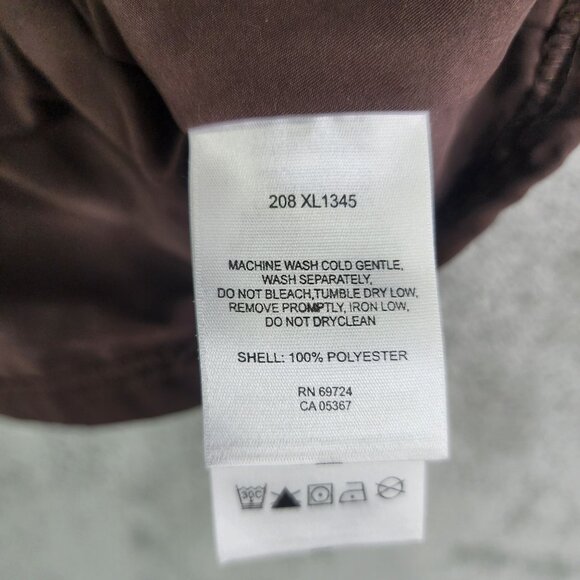 Womens Brown Columbia Quilted Vest Jacket Polyester Zip Up Sleeveless Size S - Picture 5 of 9